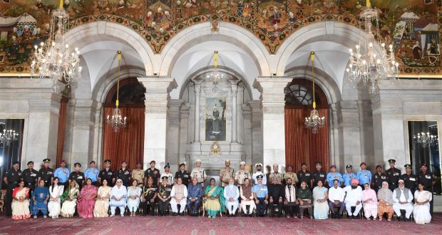 President confers 37 Gallantry awards – eight Kirti Chakras (five ...